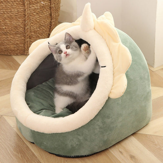 Toquinha Sono Profundo | Cama Macia para Gatos e Cães Pequenos — AMYRA™