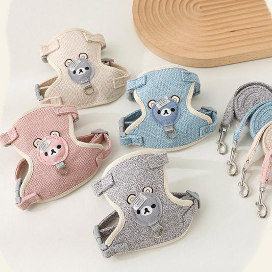 Peitoral Aconchego Essencial | Conjunto Colete com Guia para Passeios Seguros — AMYRA™